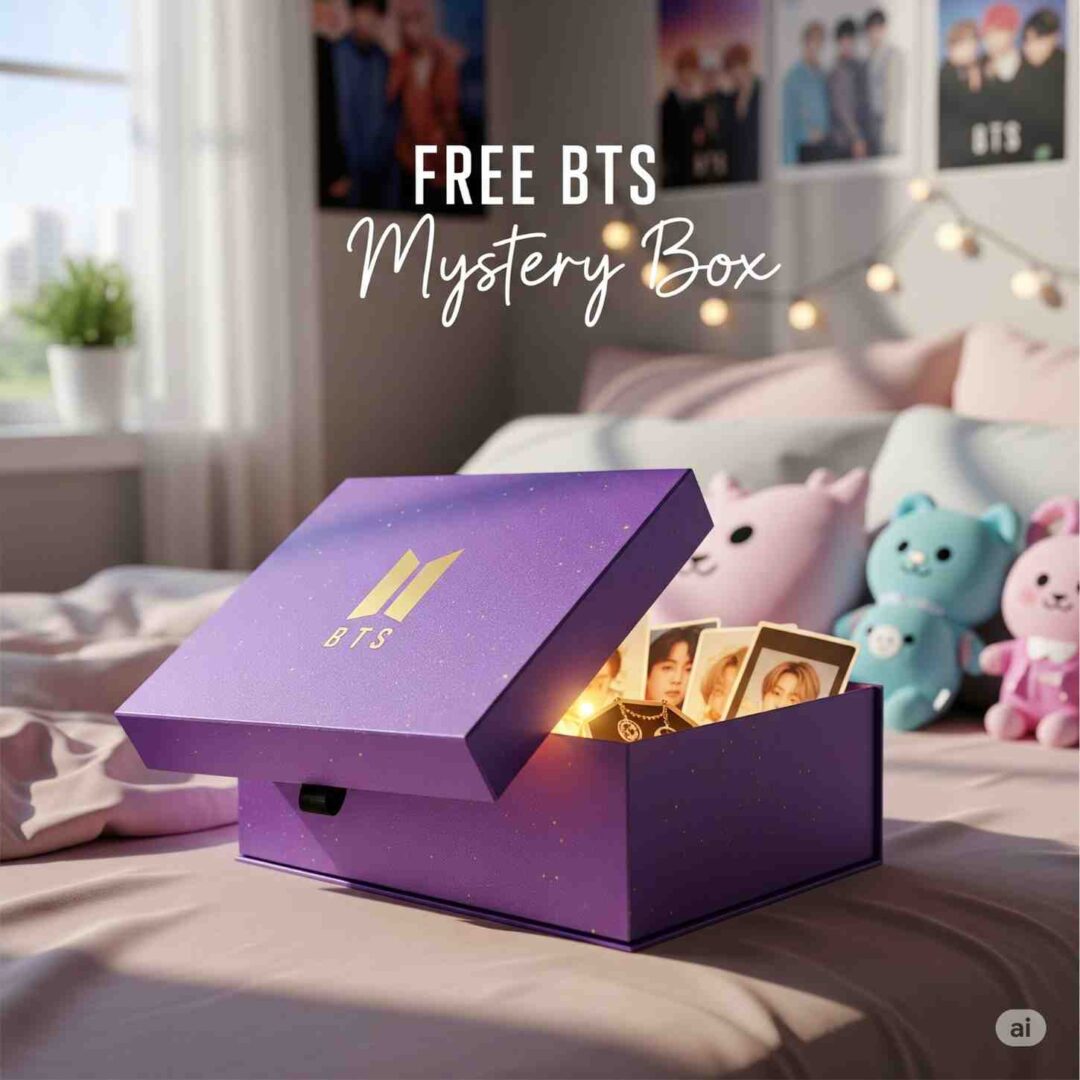 BTS ARMY BORA Mystery Box – FREE Edition 🎁